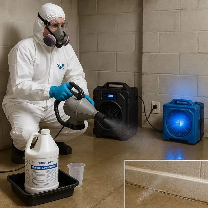 Sanitization and Odor Removal process in Thomasville, NC