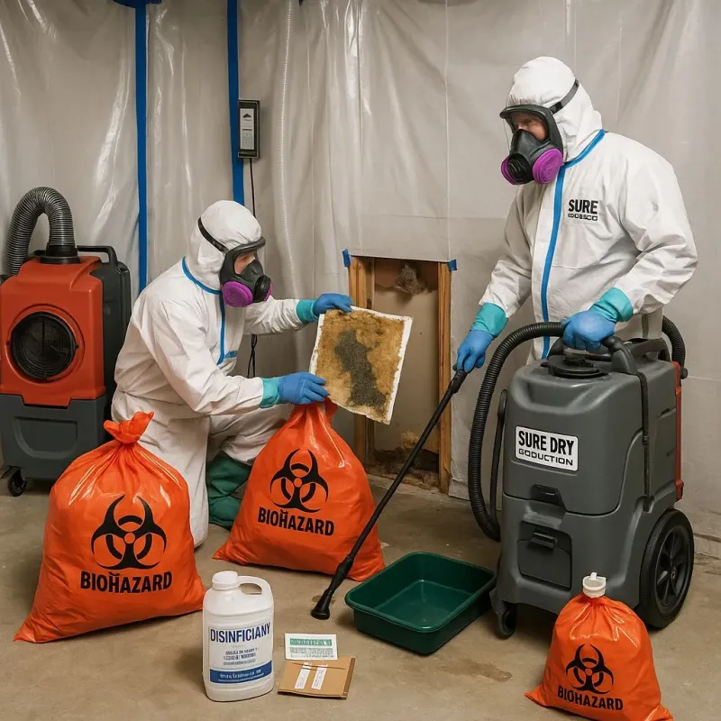 Contaminated Water Handling Protocols process in Thomasville, NC